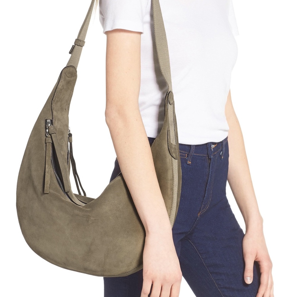 Rag and Bone Hobo Suede Riser Bag in Safari TAGS!